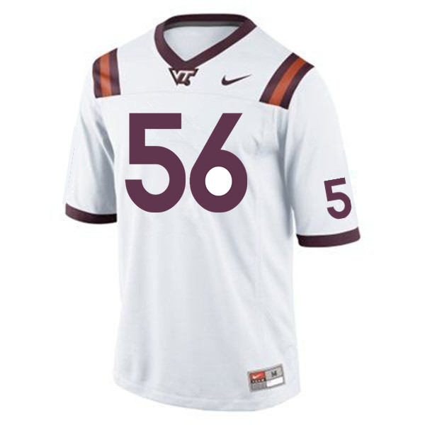 Men #56 Corey Moore Virginia Tech Hokies College Football Jerseys Sale-Maroon
